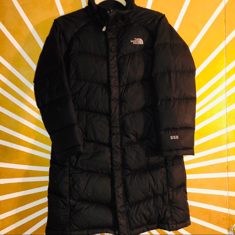 The North Face Girls’ BLACK 550 Puffer Jacket
